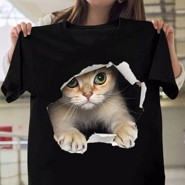 Camisetas de gatos on sale