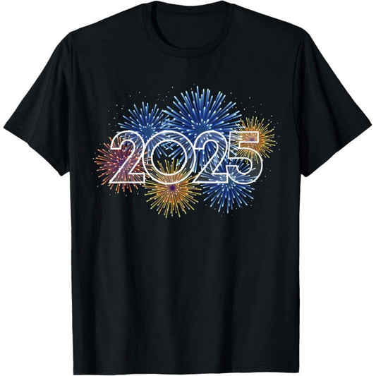 CAMISETA NEGRA 2025 LUCES