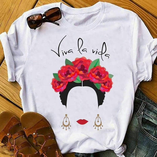 CAMISETA DAMA VIVA LA VIDA