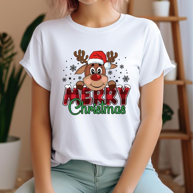 CAMISETA BLANCA NAVIDAD 231305